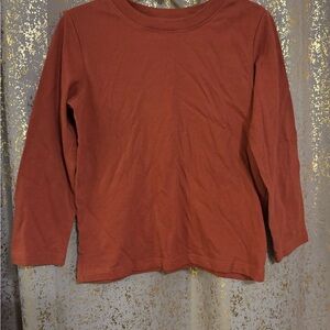 Cat & Jack Rust Long Sleeve Tee